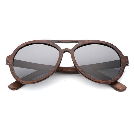 Men Polarized Driving Sunglasses Zebra Wood Sunglasses Men UV400 Vintage Luxury Designer Wooden Man Glasses