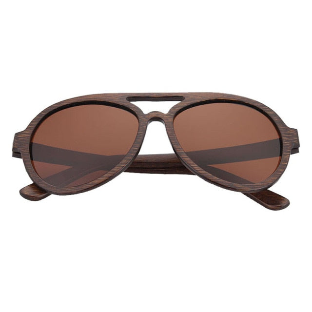 Men Polarized Driving Sunglasses Zebra Wood Sunglasses Men UV400 Vintage Luxury Designer Wooden Man Glasses