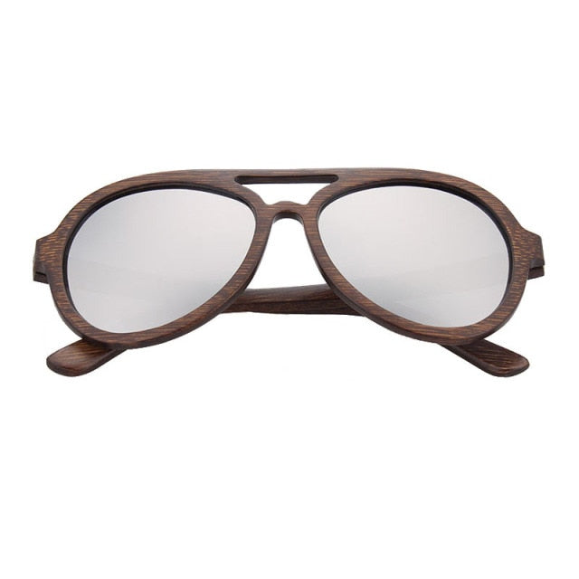 Men Polarized Driving Sunglasses Zebra Wood Sunglasses Men UV400 Vintage Luxury Designer Wooden Man Glasses