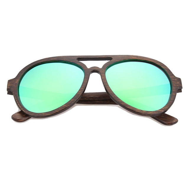 Men Polarized Driving Sunglasses Zebra Wood Sunglasses Men UV400 Vintage Luxury Designer Wooden Man Glasses
