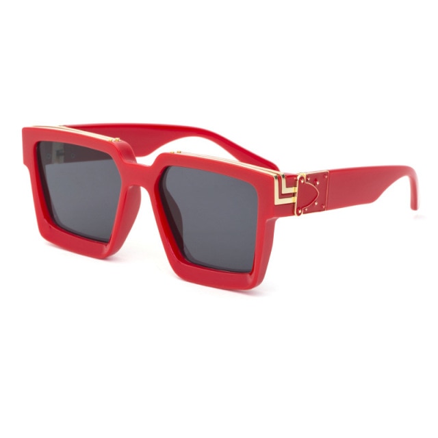 Luxury Men Sunglasses Black Women Imitations Luxury Brands Designer  Vogue Sun Glasses White Red Green Big Frame Shades
