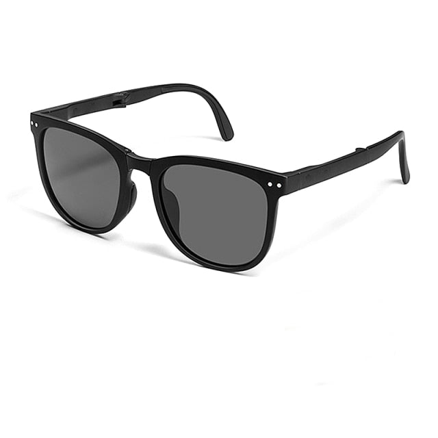 UV Protection Sunscreen With Convenient Glasses Case Men Sunglasses Retro Gafas Oculos