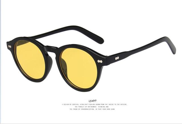 New Sunglasses Men Women Vintage Rivet Sun Glasses Fashion Brand Designer Retro Glasses Female Driver Goggles