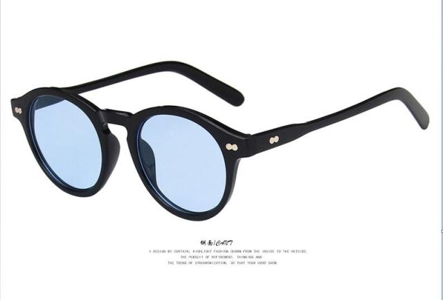 New Sunglasses Men Women Vintage Rivet Sun Glasses Fashion Brand Designer Retro Glasses Female Driver Goggles