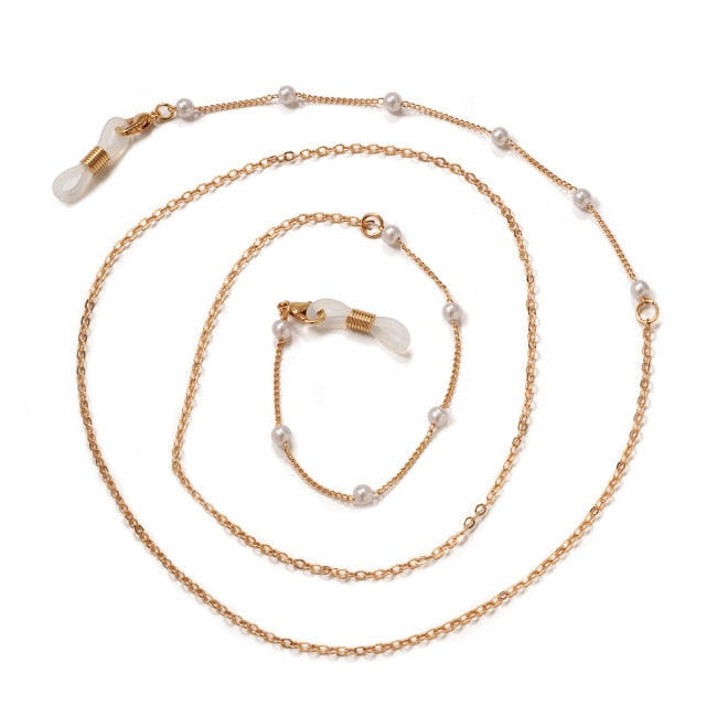 New Fashion Glasses Chain for Women Men Mask Chain Strap Holder Sunglass Lanyard Necklace Hang on Neck Eyewear Accessoriess