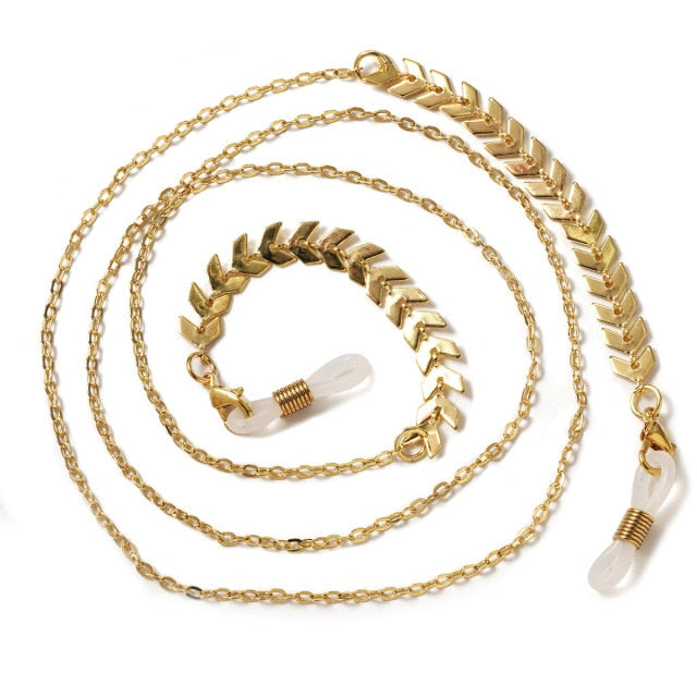 New Fashion Glasses Chain for Women Men Mask Chain Strap Holder Sunglass Lanyard Necklace Hang on Neck Eyewear Accessoriess