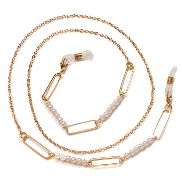 New Fashion Glasses Chain for Women Men Mask Chain Strap Holder Sunglass Lanyard Necklace Hang on Neck Eyewear Accessoriess