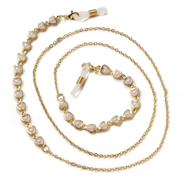 New Fashion Glasses Chain for Women Men Mask Chain Strap Holder Sunglass Lanyard Necklace Hang on Neck Eyewear Accessoriess