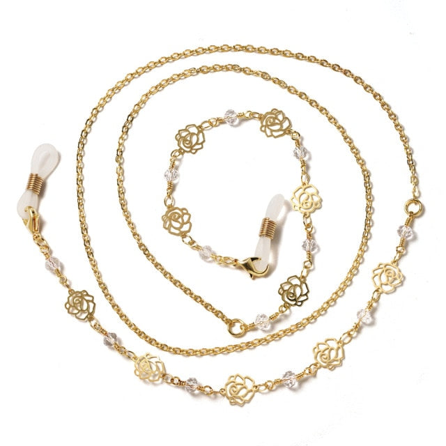 New Fashion Glasses Chain for Women Men Mask Chain Strap Holder Sunglass Lanyard Necklace Hang on Neck Eyewear Accessoriess