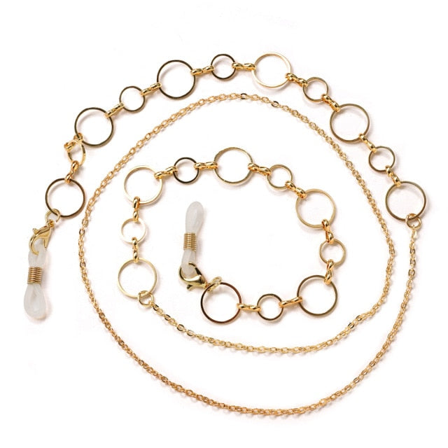 New Fashion Glasses Chain for Women Men Mask Chain Strap Holder Sunglass Lanyard Necklace Hang on Neck Eyewear Accessoriess
