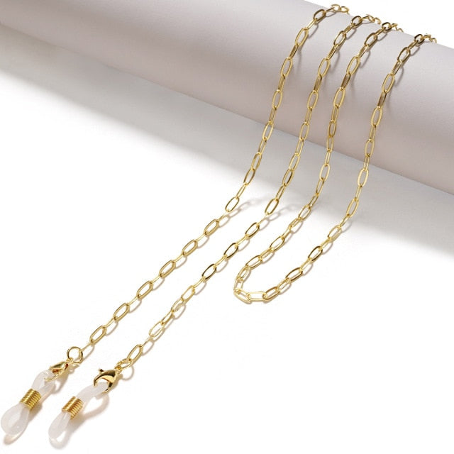 New Fashion Glasses Chain for Women Men Mask Chain Strap Holder Sunglass Lanyard Necklace Hang on Neck Eyewear Accessoriess