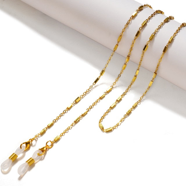New Fashion Glasses Chain for Women Men Mask Chain Strap Holder Sunglass Lanyard Necklace Hang on Neck Eyewear Accessoriess