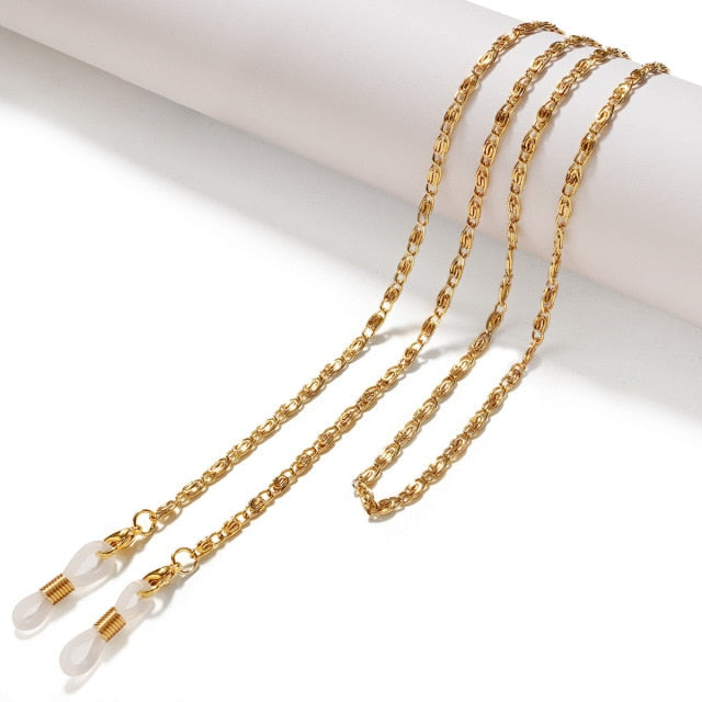 New Fashion Glasses Chain for Women Men Mask Chain Strap Holder Sunglass Lanyard Necklace Hang on Neck Eyewear Accessoriess