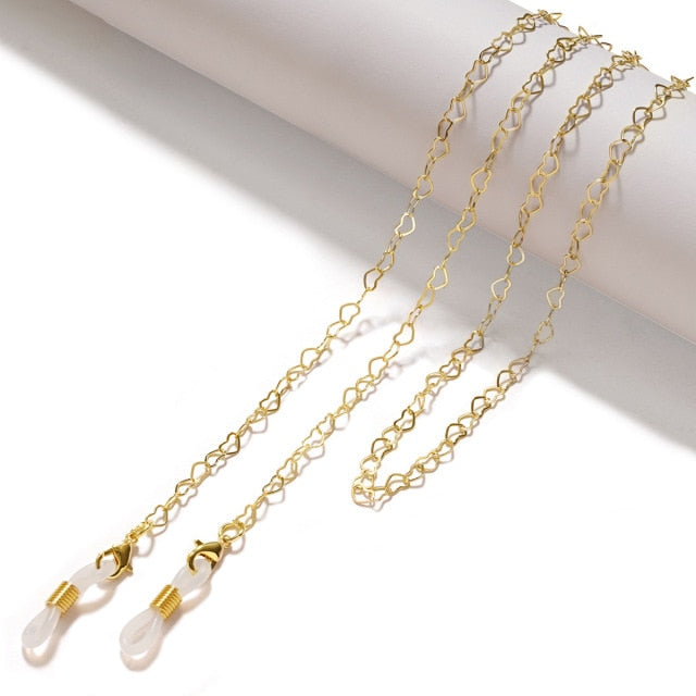 New Fashion Glasses Chain for Women Men Mask Chain Strap Holder Sunglass Lanyard Necklace Hang on Neck Eyewear Accessoriess